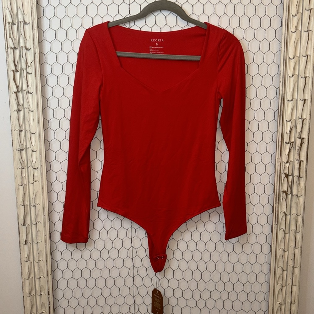 NWT ReoRia Solid Bodysuit